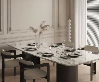 Modern Dining Table And Chairs-ID:577297933