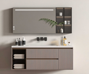 Modern Bathroom Cabinet-ID:265826949