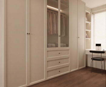 Modern Clothes Storage Area-ID:641155961