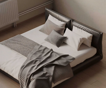 Modern Double Bed-ID:318473106