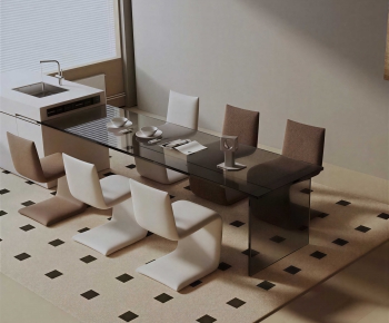 Modern Dining Table And Chairs-ID:172044993