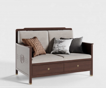 New Chinese Style A Sofa For Two-ID:664036042