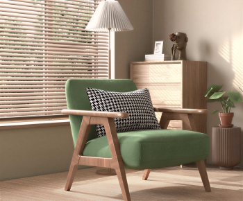 Wabi-sabi Style Lounge Chair-ID:165841103