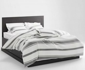 Modern Double Bed-ID:969537975