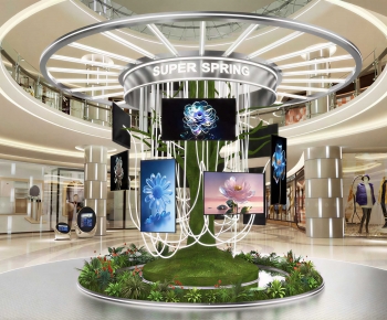 Modern Shopping Mall-ID:613039975