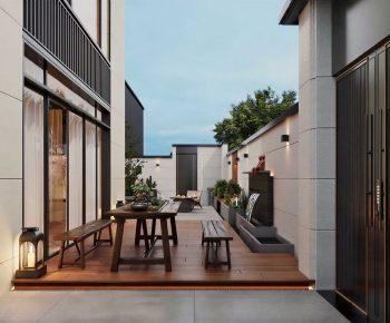 Modern Courtyard/landscape-ID:835344087