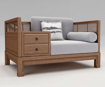 New Chinese Style Single Sofa-ID:866846081