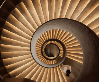 Modern Rotating Staircase-ID:633280382