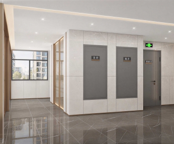 Modern Office Elevator Hall-ID:451525939