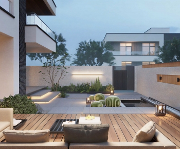 Modern Courtyard/landscape-ID:560383083