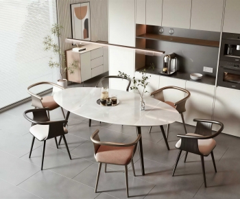 Modern Dining Table And Chairs-ID:557049998