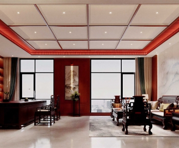 Chinese Style Manager's Office-ID:172111037