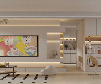 Modern A Living Room-ID:830969891