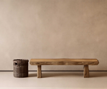 Wabi-sabi Style Stool For Changing Shoes-ID:764999479