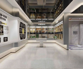 Modern Exhibition Hall-ID:705676083