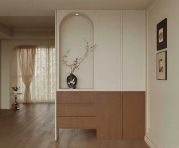 Modern Entrance Cabinet-ID:793321164