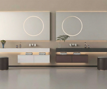 Modern Bathroom Cabinet-ID:704778912