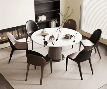 Modern Dining Table And Chairs-ID:460314046
