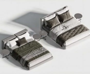 Modern Double Bed-ID:326061011
