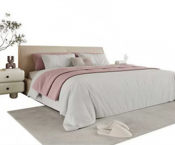 Modern Double Bed-ID:762321005