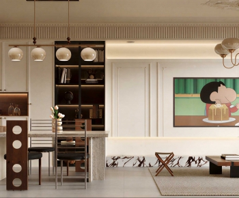 French Style A Living Room-ID:339998017