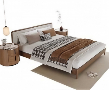 Modern Double Bed-ID:313851123