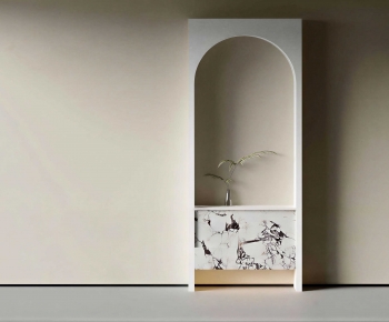 Modern Entrance Cabinet-ID:458107959