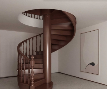 Simple European Style Rotating Staircase-ID:437011009