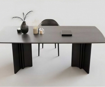 Modern Computer Desk And Chair-ID:826330907
