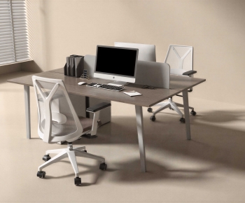 Modern Office Desk And Chair-ID:761929994