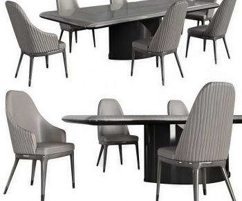 Modern Dining Table And Chairs-ID:495120053