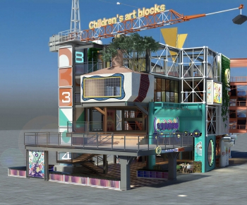 Modern Appearance Of Commercial Building-ID:947089242