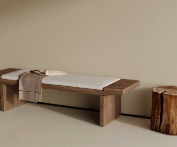 Wabi-sabi Style Stool For Changing Shoes-ID:519745115