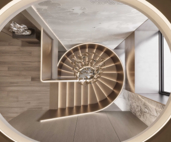 Modern Rotating Staircase-ID:640753035
