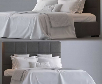 Modern Double Bed-ID:632118946