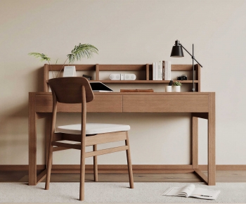 Modern Computer Desk And Chair-ID:283973934