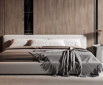 Modern Double Bed-ID:787694931