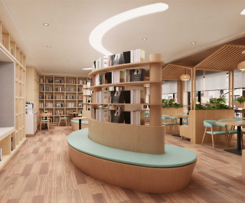 Modern Bookstore Book Bar-ID:333353046