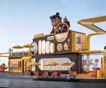 Modern Building Appearance-ID:606911224