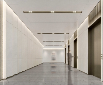 Modern Office Elevator Hall-ID:346286061