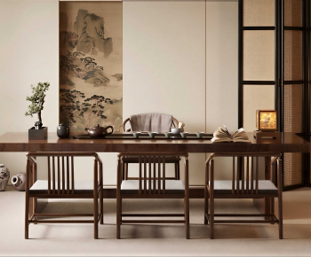 New Chinese Style Tea Tables And Chairs-ID:899776943