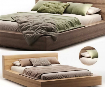 Modern Double Bed-ID:998991019