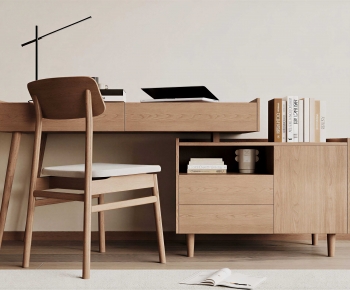 Modern Computer Desk And Chair-ID:103096019