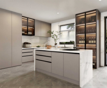 Modern Open Kitchen-ID:735974074