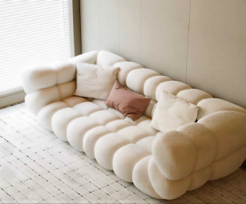 Modern Three-seat Sofa-ID:371293073