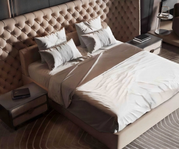 Modern Double Bed-ID:570441011