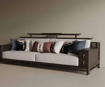 New Chinese Style Multi Person Sofa-ID:408917908