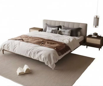 Modern Double Bed-ID:612442028