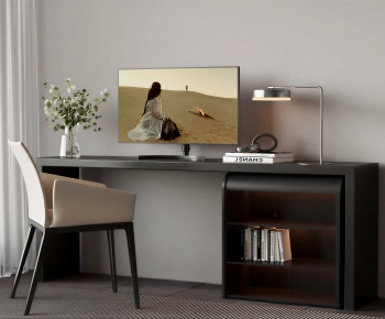 Modern Computer Desk And Chair-ID:987982033