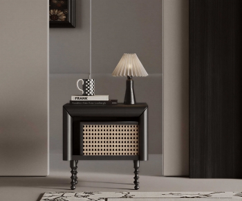 French Style Bedside Cupboard-ID:691804897